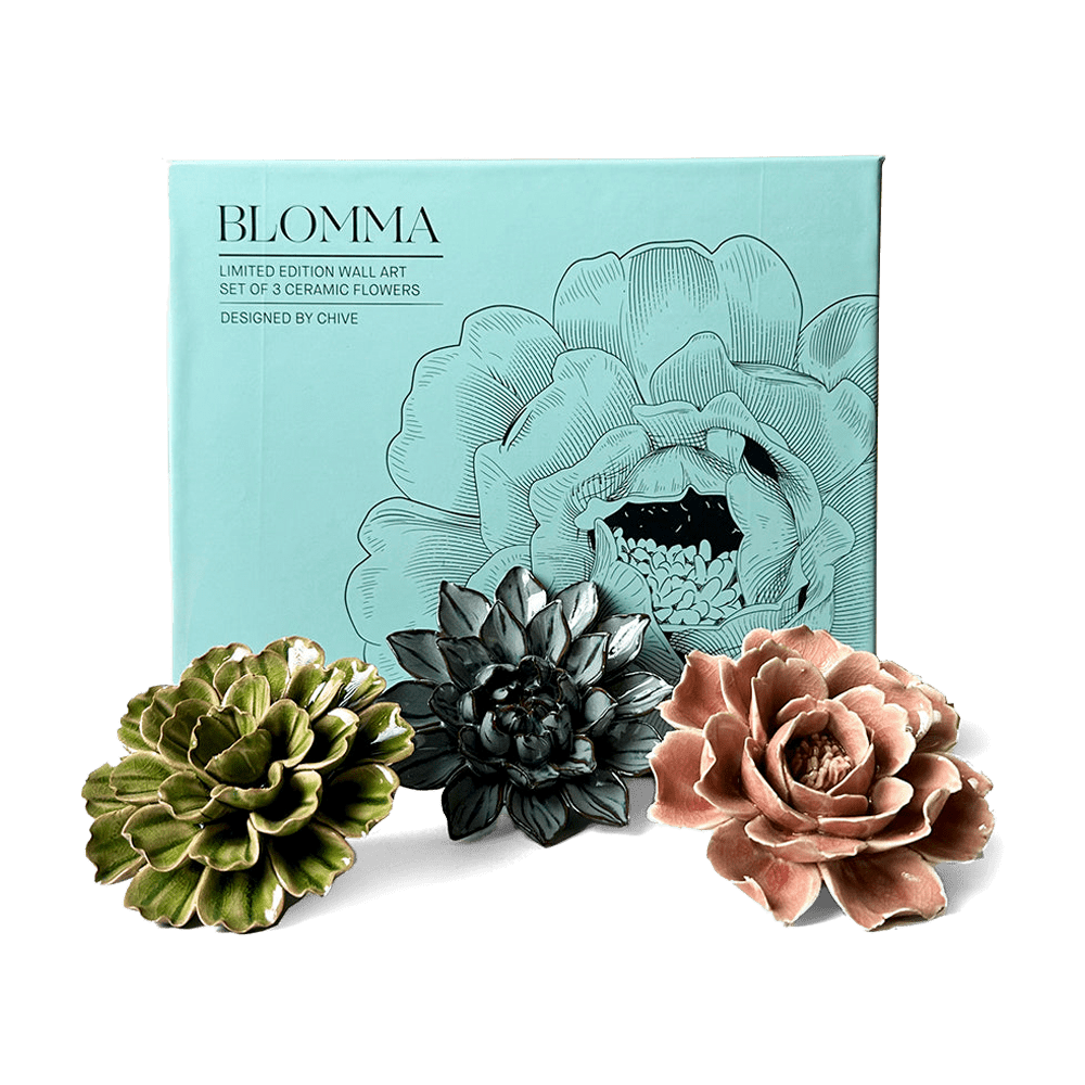 Boxed Sets Of 3 Ceramic Flowers – Chive US Wholesale
