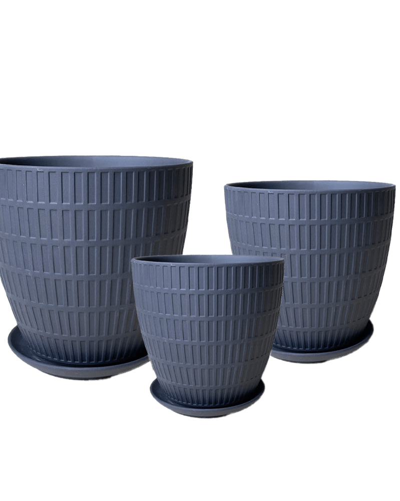 Virago Porcelain Pot With Drainage Hole And Saucer Sets - Chive US Wholesale