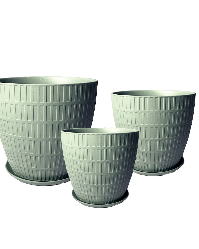 Virago Porcelain Pot With Drainage Hole And Saucer Sets - Chive US Wholesale
