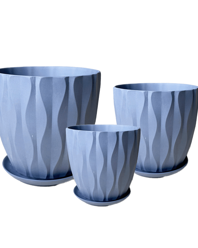 Virago Porcelain Pot With Drainage Hole And Saucer Sets - Chive US Wholesale