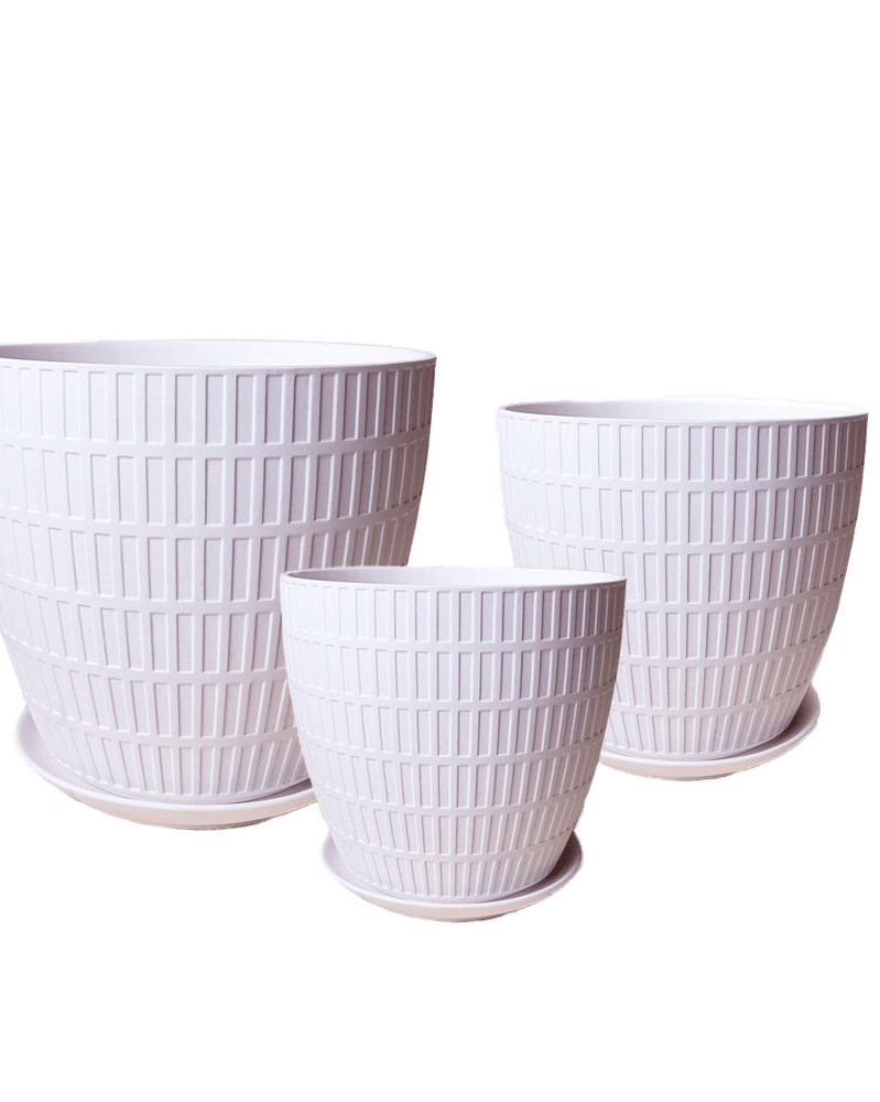 Virago Porcelain Pot With Drainage Hole And Saucer Sets - Chive US Wholesale