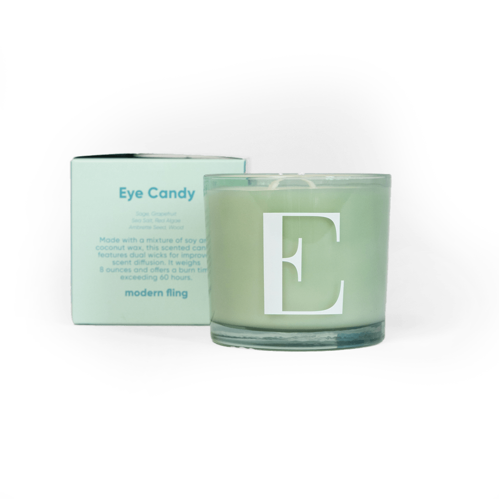 Modern Fling Coconut & Soy Blend Candle E - Chive US Wholesale