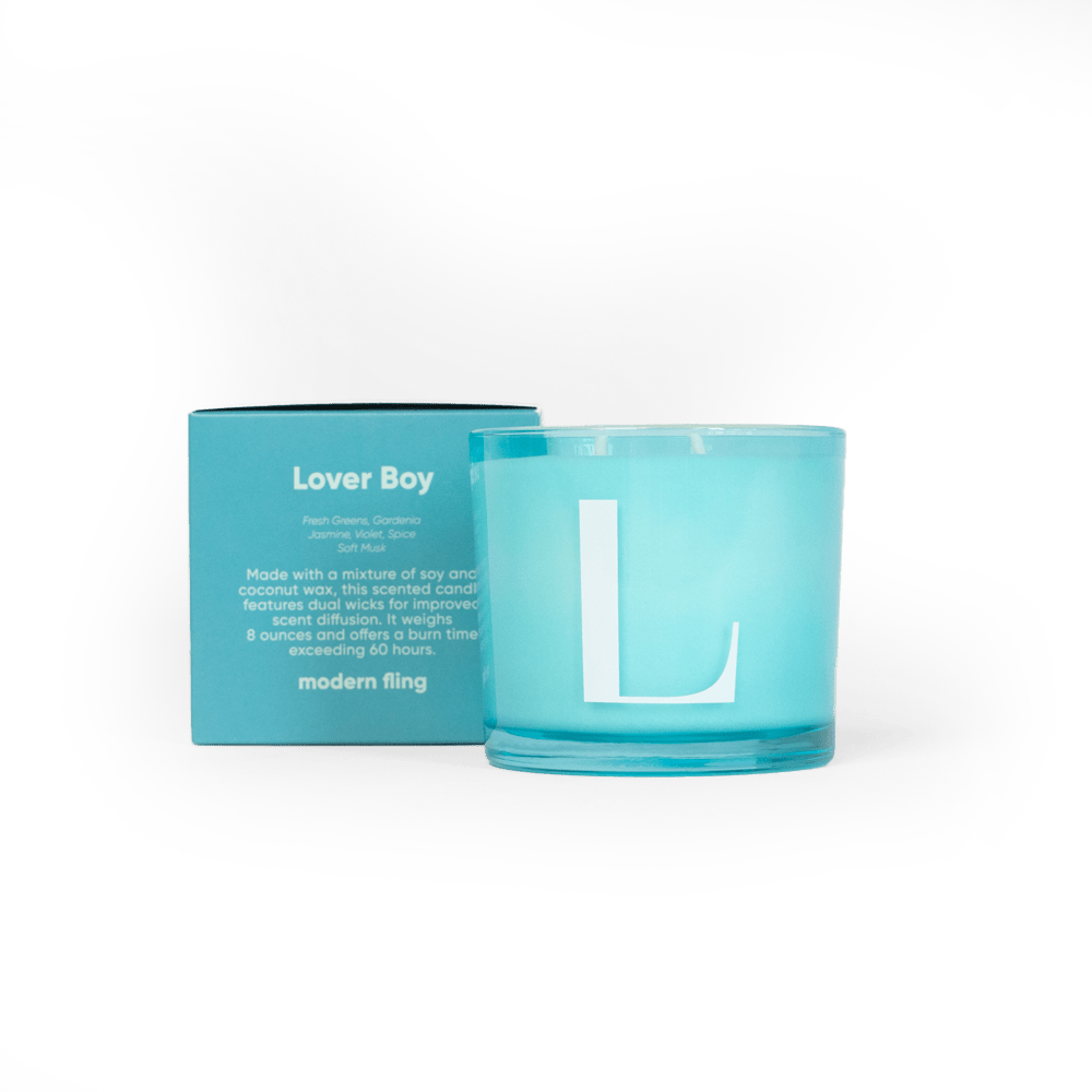 Modern Fling Coconut & Soy Blend Candle L - Chive US Wholesale