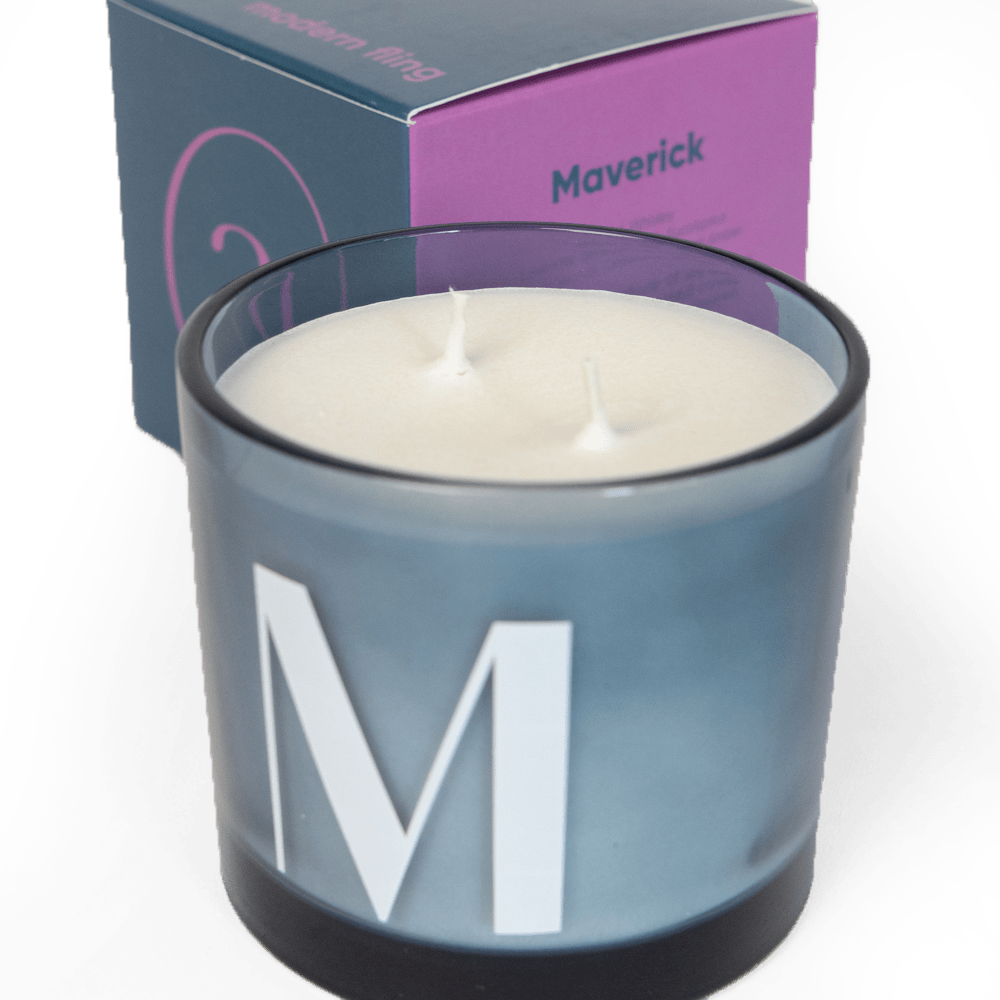 Modern Fling Coconut & Soy Blend Candle M - Chive US Wholesale