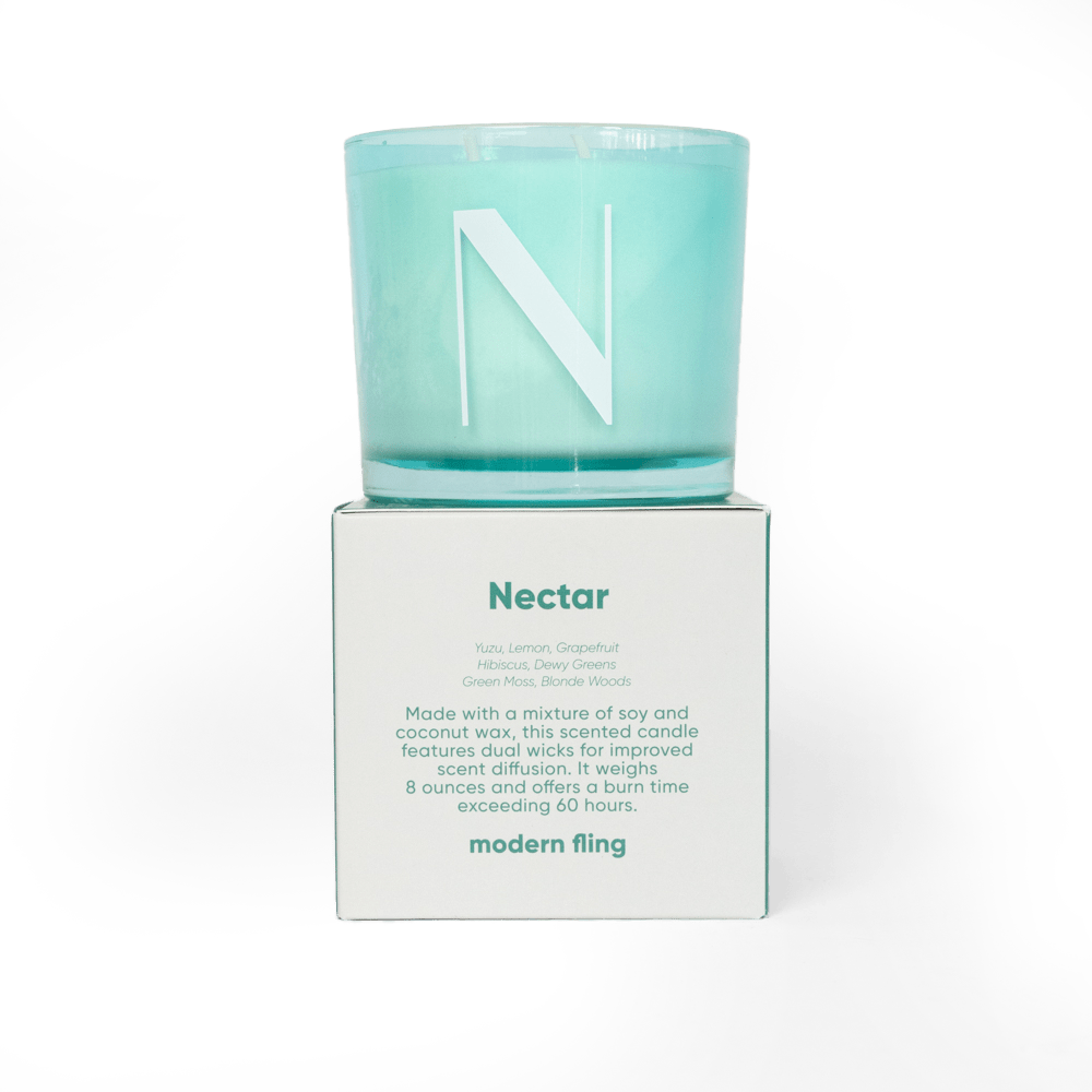 Modern Fling Coconut & Soy Blend Candle N - Chive US Wholesale