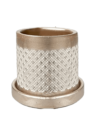 Balter Ceramic Pot And Saucer Set - Chive US Wholesale
