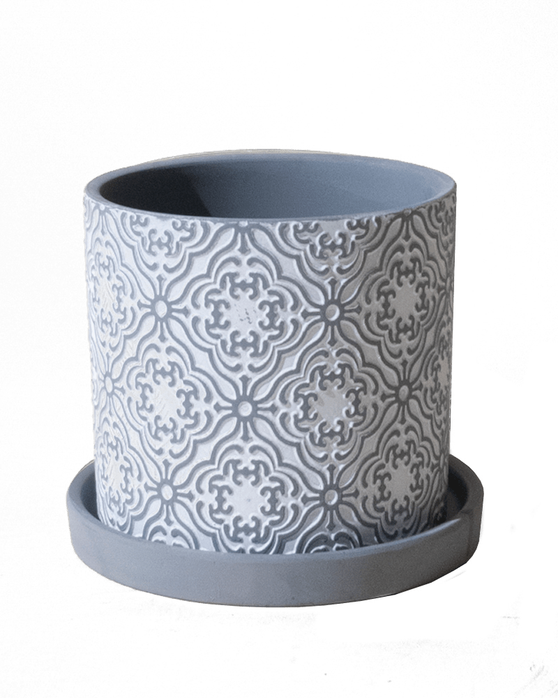 Balter Ceramic Pot And Saucer Set - Chive US Wholesale