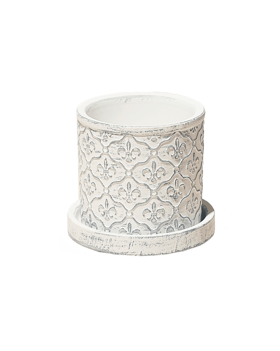 Balter Ceramic Pot And Saucer Set - Chive US Wholesale