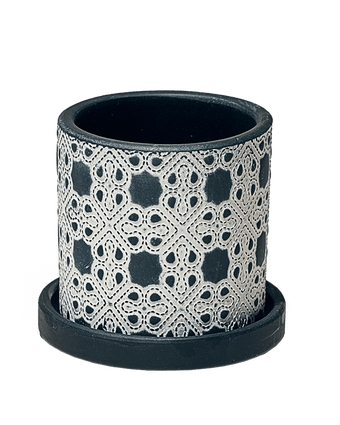 Balter Ceramic Pot And Saucer Set - Chive US Wholesale