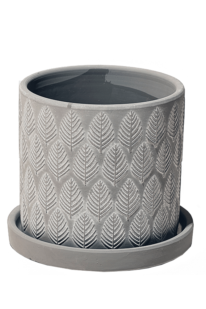 Balter Ceramic Pot And Saucer Set - Chive US Wholesale