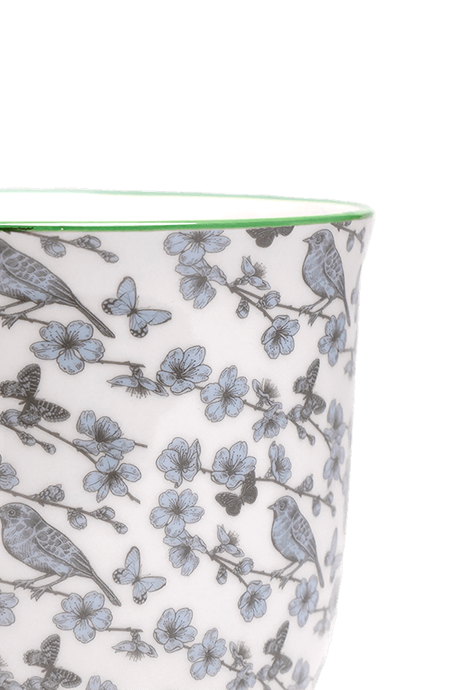 Liberte 5 Porcelain Pot And Saucer With Drainage - Chive US Wholesale