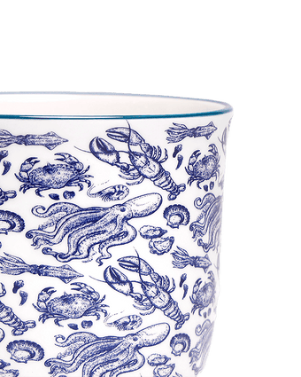 Liberte 5 Porcelain Pot And Saucer With Drainage - Chive US Wholesale