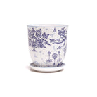 Liberte 5 Porcelain Pot And Saucer With Drainage - Chive US Wholesale