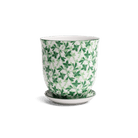 Liberte Porcelain Pot And Saucer Set With Drainage - Chive US Wholesale