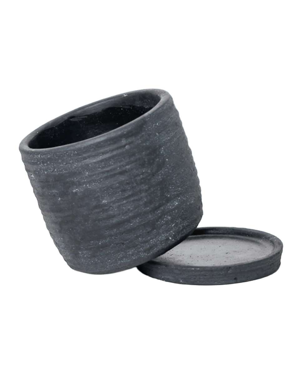 Paul Ceramic Pot And Saucer Set With Drainage - Chive US Wholesale