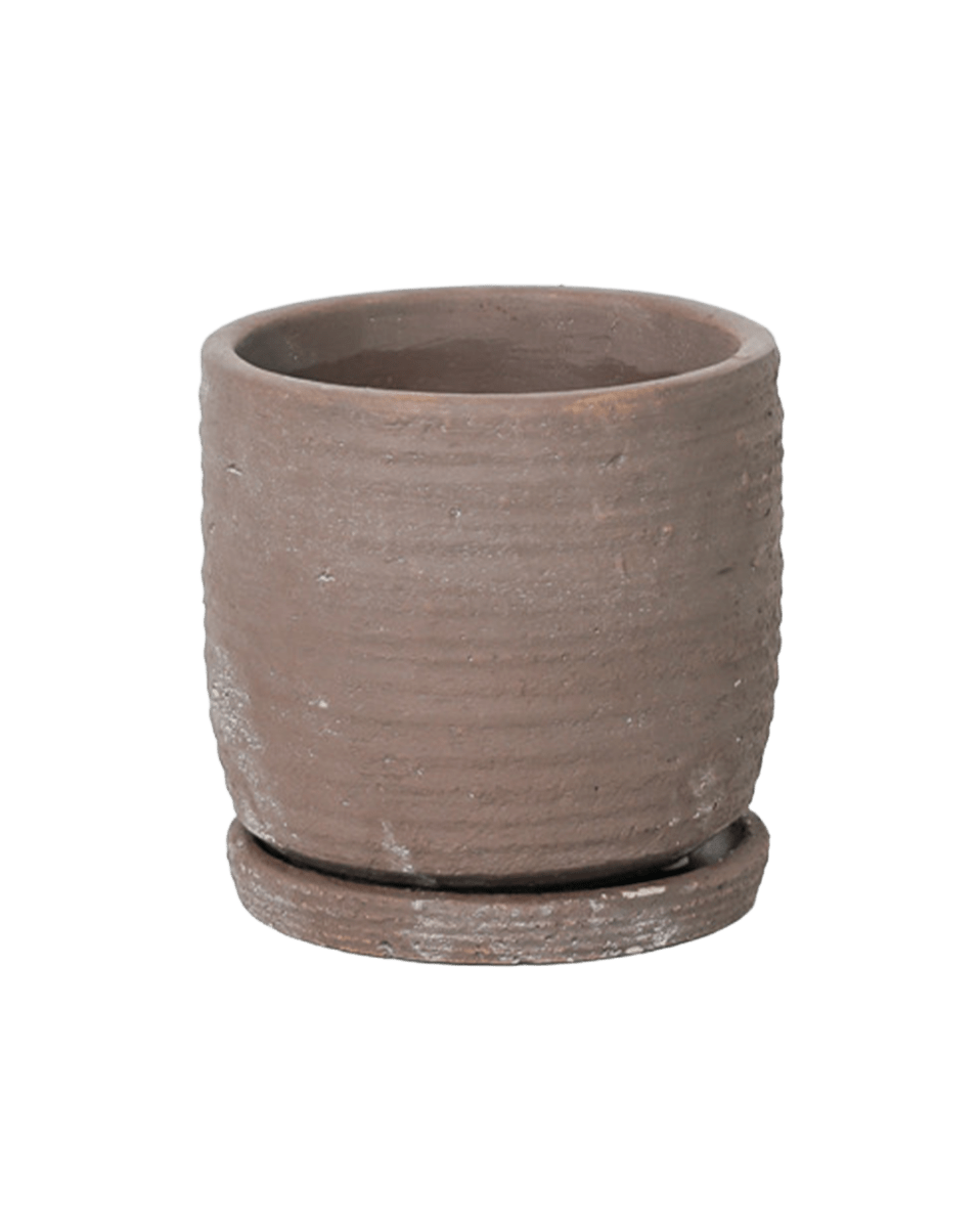 Paul Ceramic Pot And Saucer Set With Drainage - Chive US Wholesale