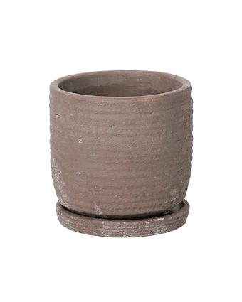 Paul Ceramic Pot And Saucer Set With Drainage - Chive US Wholesale