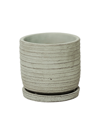 Paul Ceramic Pot And Saucer Set With Drainage - Chive US Wholesale