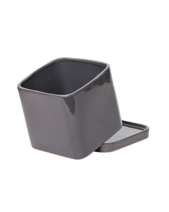 Svek Ceramic Pot And Saucer With Drainage Hole - Chive US Wholesale