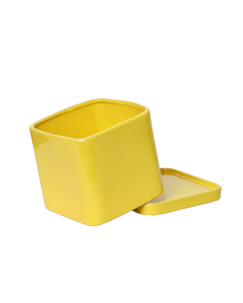 Svek Ceramic Pot And Saucer With Drainage Hole - Chive US Wholesale