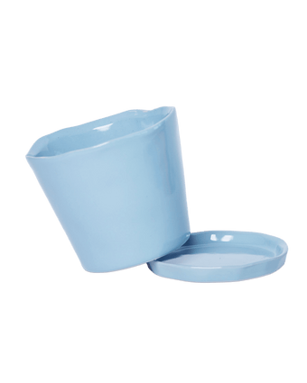 Tika Pot & Saucer | 5 inch - Chive US Wholesale