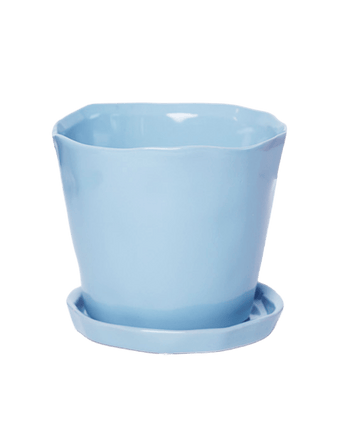 Tika Pot & Saucer | 5 inch - Chive US Wholesale