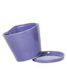 Tika Ceramic Pot & Saucer Set With Drainage - Chive US Wholesale