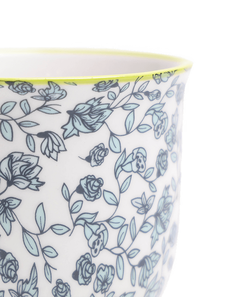 Liberte Porcelain Pot And Saucer Set With Drainage - Chive US Wholesale