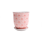 Liberte Porcelain Pot And Saucer Set With Drainage - Chive US Wholesale