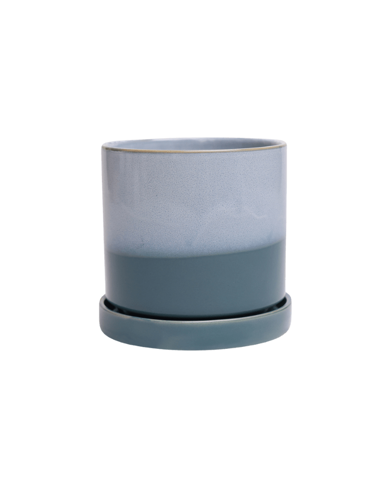 Minute Ceramic Pot And Saucer Set With Drainage - Chive US Wholesale