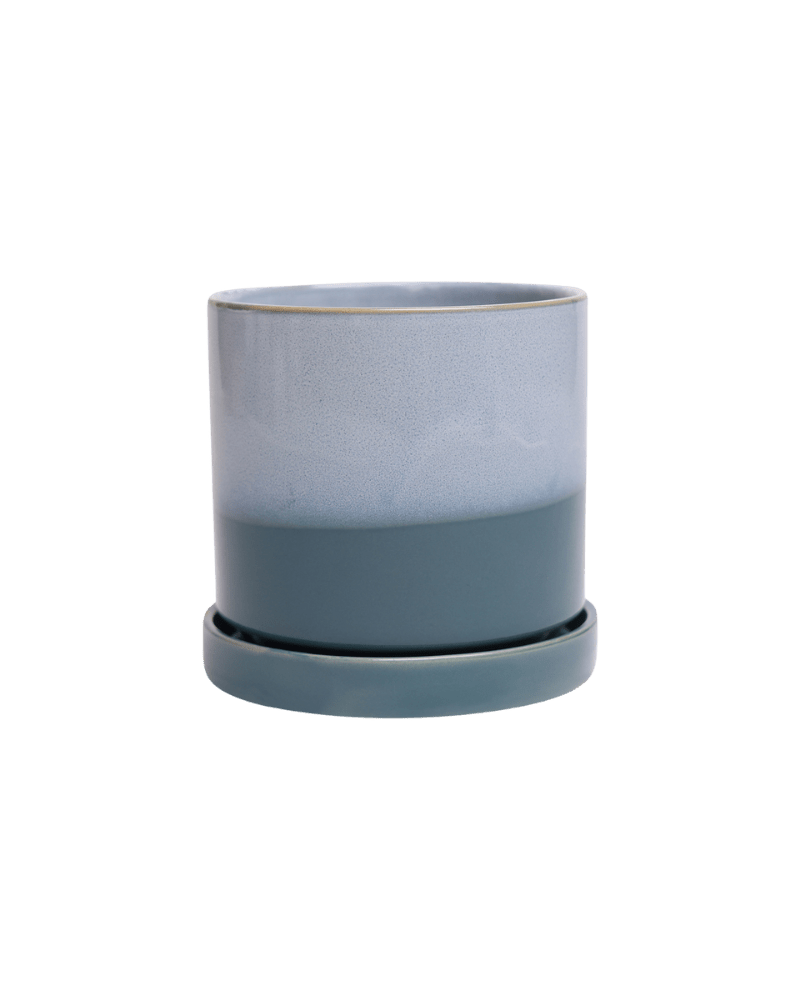Minute Ceramic Pot And Saucer Set With Drainage - Chive US Wholesale