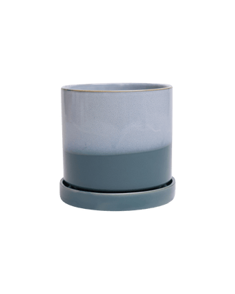 Minute Ceramic Pot And Saucer Set With Drainage - Chive US Wholesale