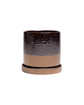 Minute Ceramic Pot And Saucer Set With Drainage - Chive US Wholesale