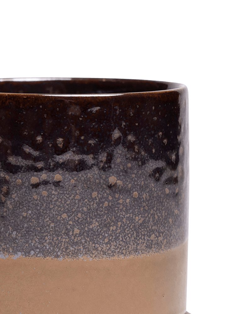 Minute Ceramic Pot And Saucer Set With Drainage - Chive US Wholesale