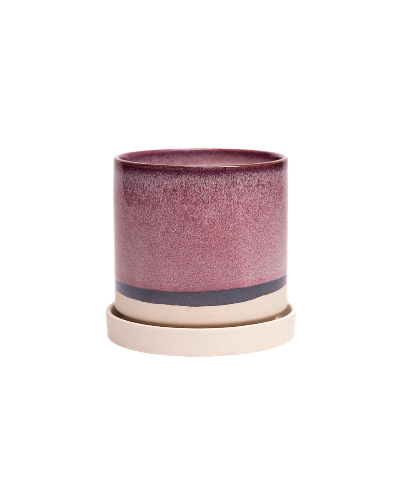 Minute Ceramic Pot And Saucer Set With Drainage - Chive US Wholesale