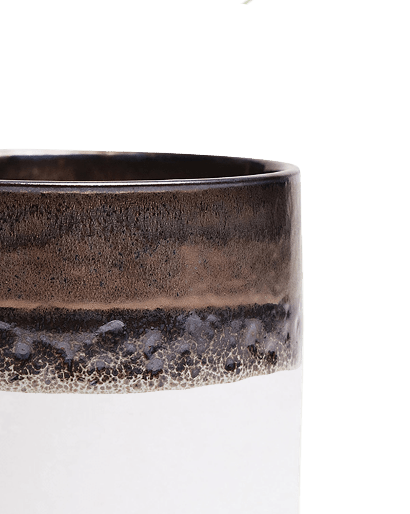 Minute Ceramic Pot And Saucer Set With Drainage - Chive US Wholesale