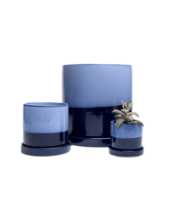 Minute Ceramic Pot And Saucer Set With Drainage - Chive US Wholesale