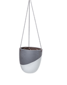 Bobbin Porcelain Modern Hanging Indoor Plant Pot - Chive US Wholesale