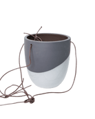 Bobbin Porcelain Modern Hanging Indoor Plant Pot - Chive US Wholesale