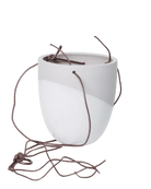 Bobbin Porcelain Modern Hanging Indoor Plant Pot - Chive US Wholesale