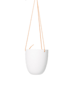 Bobbin Porcelain Modern Hanging Indoor Plant Pot - Chive US Wholesale