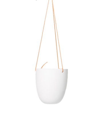 Bobbin Porcelain Modern Hanging Indoor Plant Pot - Chive US Wholesale