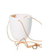 Bobbin Porcelain Modern Hanging Indoor Plant Pot - Chive US Wholesale