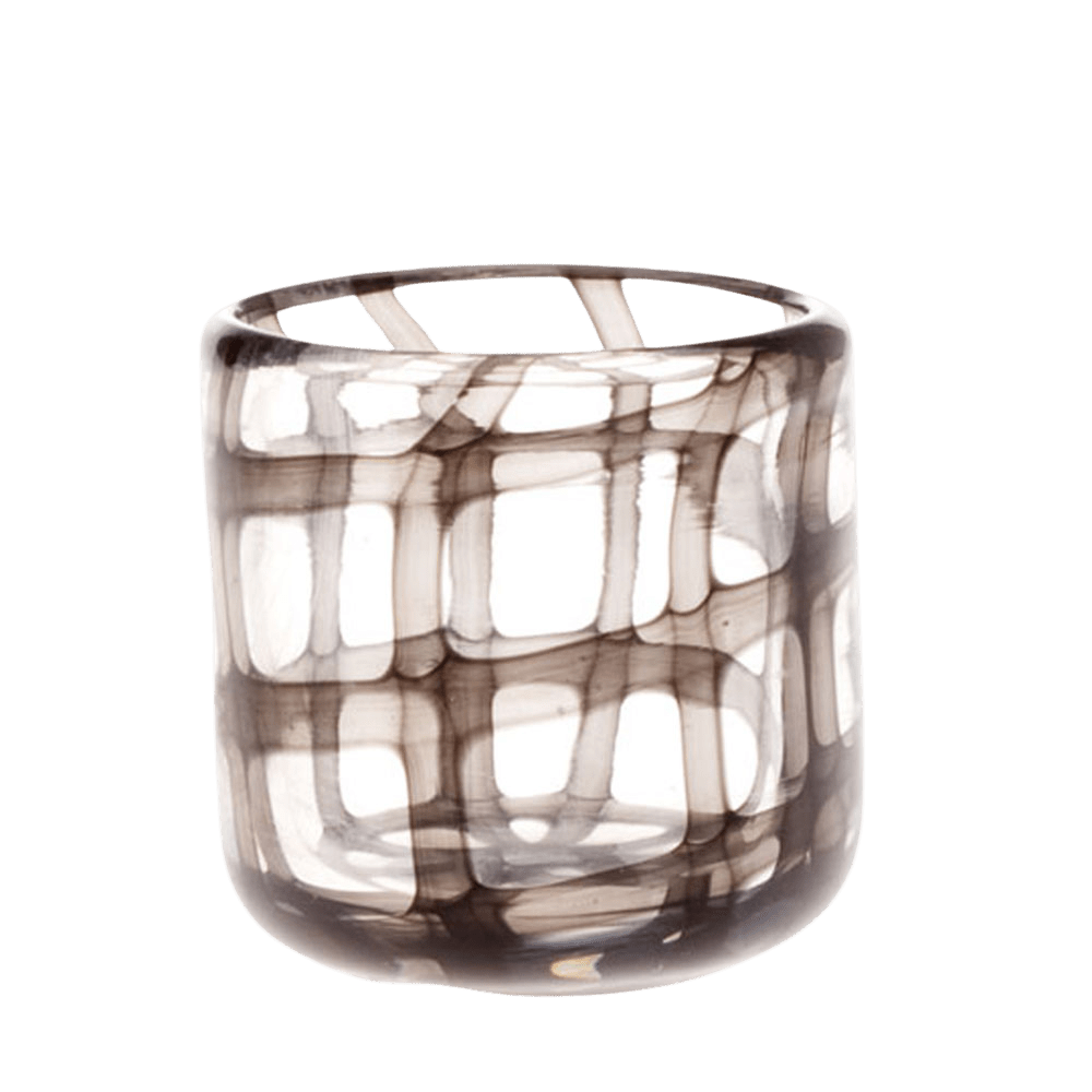 Black & White Glass Modern Flower Vase - Chive US Wholesale