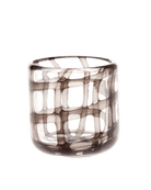 Black & White Glass Modern Flower Vase - Chive US Wholesale