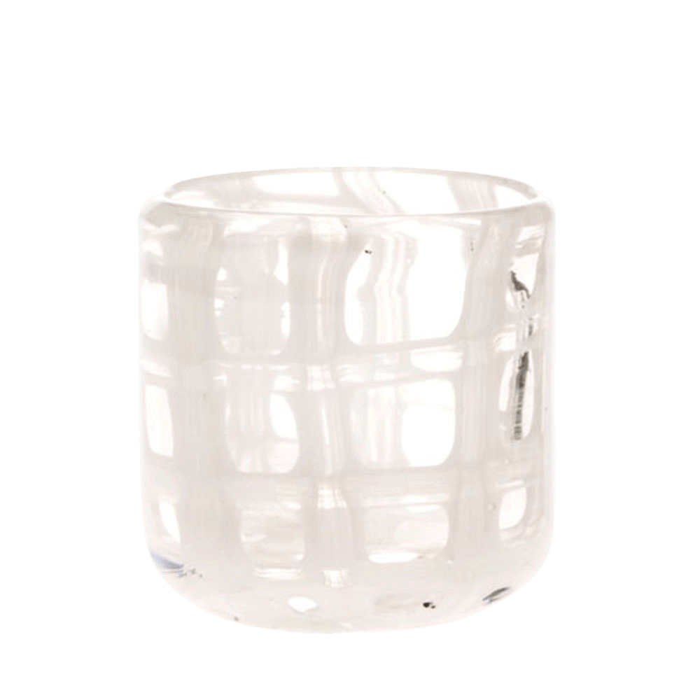 Black & White Glass Modern Flower Vase - Chive US Wholesale