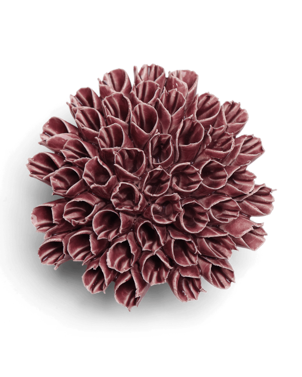 Ceramic Flower - Flower Purple 12 - Chive US Wholesale