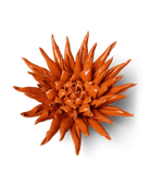 Ceramic Flower Large Orange 12 - Chive US Wholesale