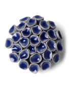 Ceramic Flower Medium Blue 12 - Chive US Wholesale