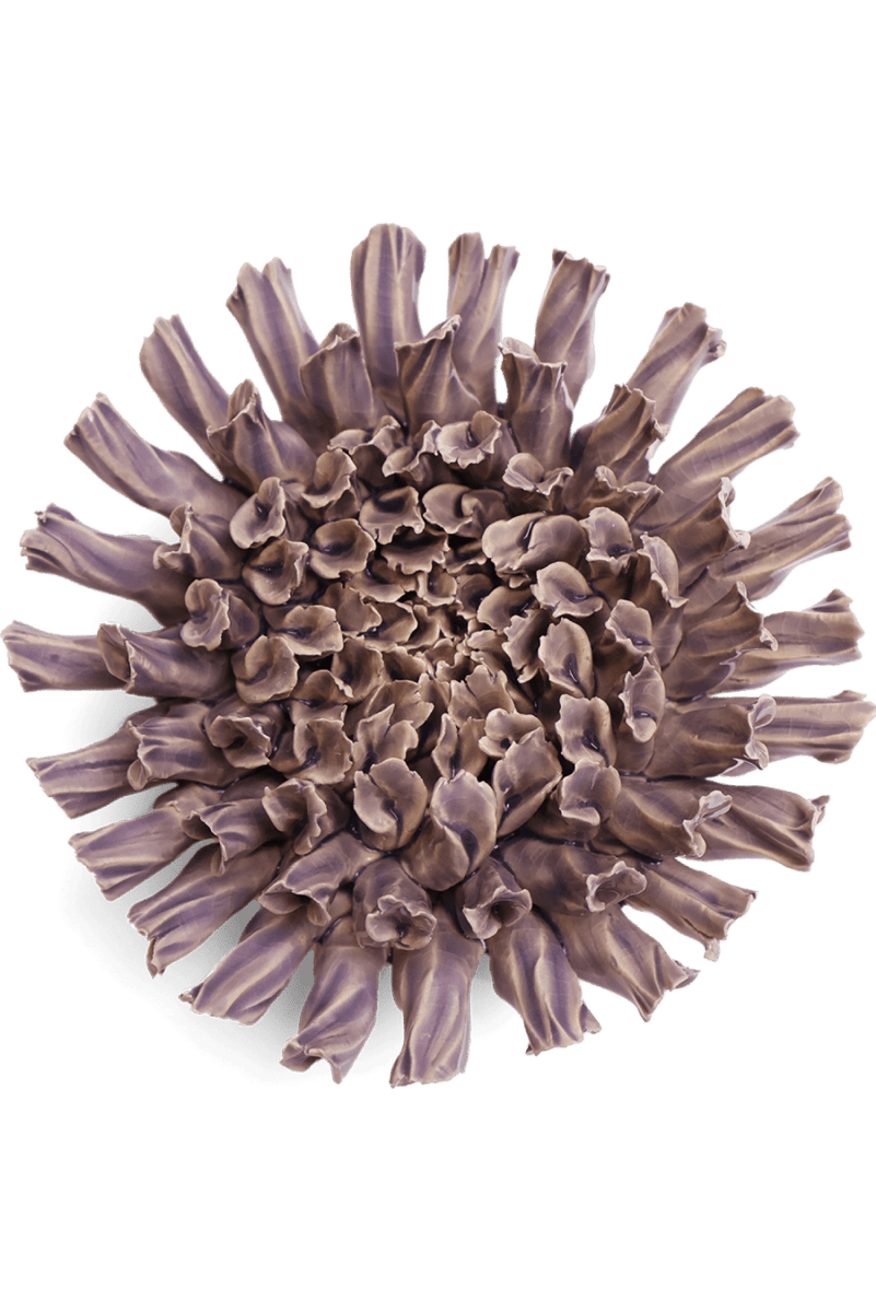 Ceramic Flower Fractal Lilac 5 - Chive US Wholesale